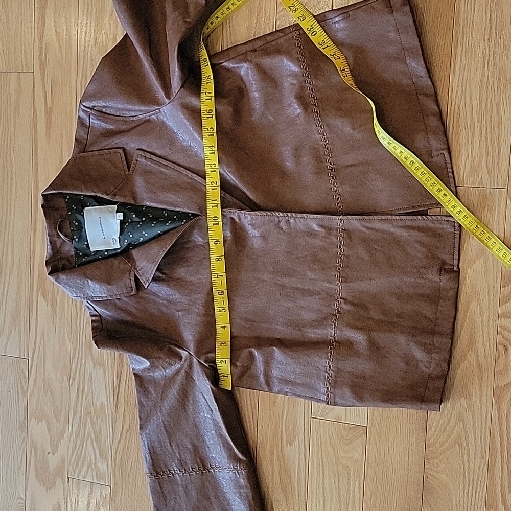 Anthropologie Hayden Faux Leather Jacket. - Picture 16 of 16